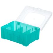 Üres tartódoboz a rack utántöltőhöz, betét nélkül, 10µL sima és hosszú pipettahegyekhez, 20 db / csomag