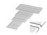 Reinforced, acid-resistant grid shelf, Memmert for 246/384 liter chambers