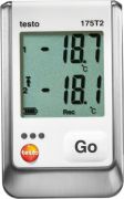 Testo 175 T2 2-csatornás hőmérséklet adatgyűjtő belső (NTC) és külső (NTC) érzékelő csatlakozóval