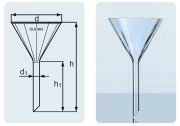 Funnel ribbed, d: 80 mm