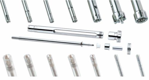 Dispersing tools with rotor, completely made of stainless steel (AISI 316L)