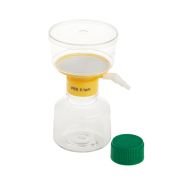 Műanyag szűrőkészülék, 250mL, 75mm átmérőjű 0,10µm PES szűrővel, steril, egyesével csomagolva, 12 db / csomag