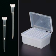 Eppendorf kompatiblis osztott pipettahegy, 0,5-20 µl, 96 db/rack