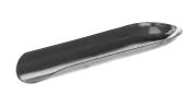 Weighing scoop 18/10 steel, L=160mm, D=30-75mm