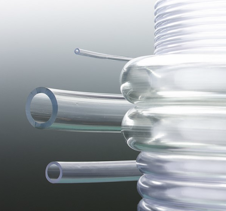 PVC tube for general use, transparent