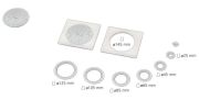 Flat lid for WNB 10 water bath with concentric rings,