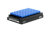 MX500 500 µl cryotube with external thread, bottom 2D code, side 1D &  HR code, blue cap, sterile, automation-friendly rack with left-side code, 96 pc x 10 rack / case