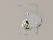 Entry port, 23 mm left centre/centre