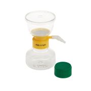 Műanyag szűrőkészülék, 150mL, 50mm átmérőjű 0,10µm PES szűrővel, steril, egyesével csomagolva, 12 db / csomag