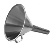 Metal funnel