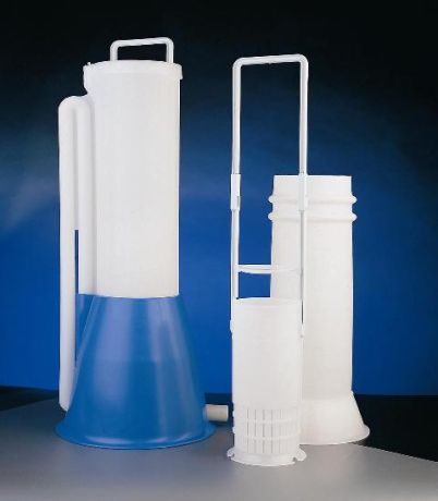 Components of a pipette and burette washer set