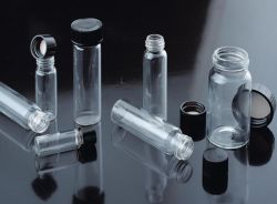Threaded bottle with separate cap