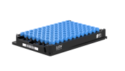 SX260 260 µl fagyasztó cső külső menettel, 2D kód alul, TLM kompatibilis, kék kupakkal, aszeptikus, automatizáláshoz alkalmas rack bal oldali kóddal, 96 db x 10 rack / doboz