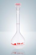 Mérőlombik dugóval, PMP (TPX), 250 ml, A jelű NS 19/26