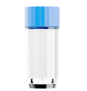XXLX4000 4 ml (tissue) cryotube with external thread, bottom 2D &  HR code, blue cap, sterile, bulk, 1200 pc / case