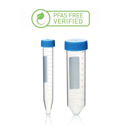 PFAS-free centrifuge tubes