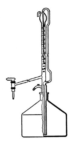 Automata büretta, B-jelű, Schellbach csíkkal