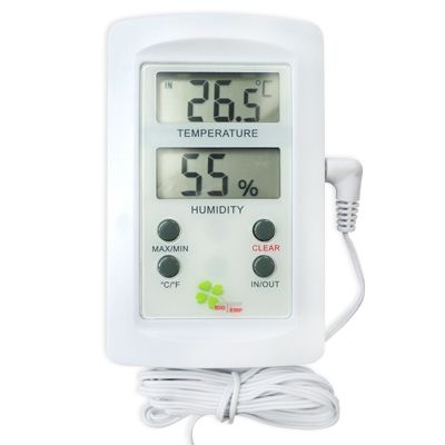 Digitális kétcsatornás hőmérő és páratartalom/hőmérő