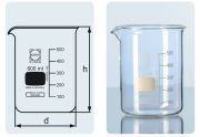 Beaker, low form, with spout, 50 ml