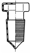 Glass stopper, NS 24/29