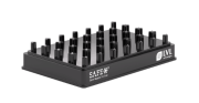 SBS 24 csavaros kupakokhoz rack, kupak átmérő: 17,8 mm, aszeptikus, 50 db / doboz