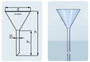 Glass funnel, d=70 mm.