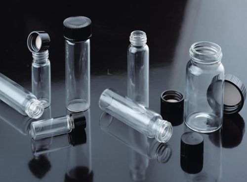 Threaded bottle with separate cap