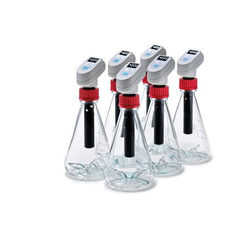 Respirometric 6 pc system for soil analysis