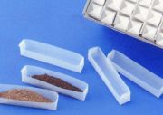 Measuring paper, measuring boat and lens cleaning paper