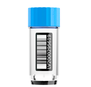 XXLX4000 4 ml (tissue) cryotube with external thread, bottom 2D code, TLM compatible, blue cap, sterile, bulk, 1200 pc / case