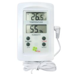 Digitális kétcsatornás hőmérő és páratartalom/hőmérő