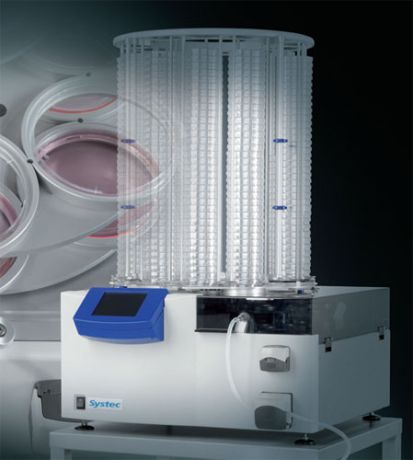 Systec MediaFill, petri dish filling device